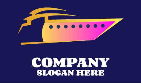 Pointed Ship Transportation Logo