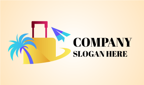 Logo Perjalanan Petualangan Paket Udara