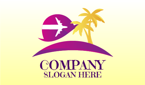 Logo Perjalanan Wisata Tepi Pantai