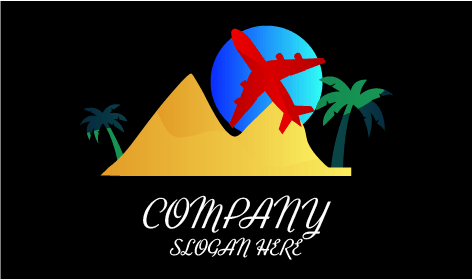 Yaz Tatili Seyahat Logosu