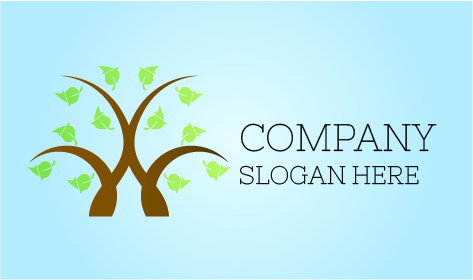 Elegant Tree Design Logo
