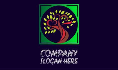 Logo Pohon Penyembuhan Anggun