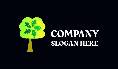 Wellness Green Tree Logo