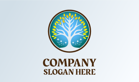 Logo Pohon Shimmers Putih