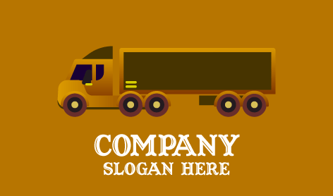Big Brown Cargo Trucking Logo