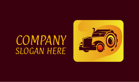 Logo De Camionnage À Roues Durables