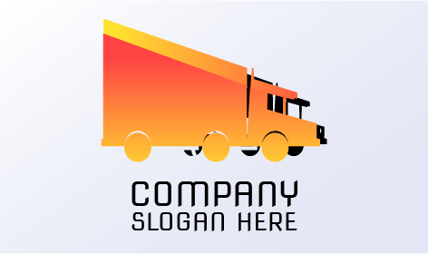 Logo De Camionnage Orange Speedie