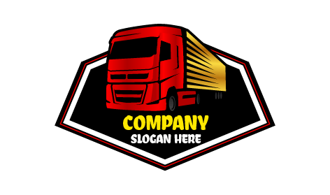 Logo De Camionnage Rouge