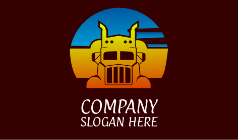 Logotipo De Estructura Robusta Para Camiones