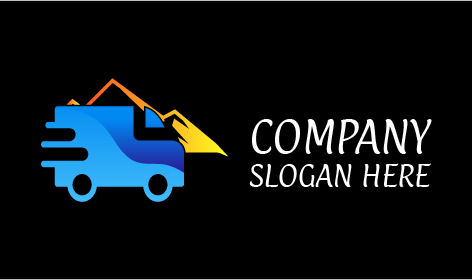 Logo De Camionnage Robuste