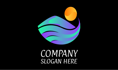 Orangefarbenes Sun Valley-logo