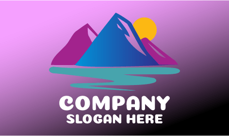 Logo Des Sonnenaufgangs-Bergtals