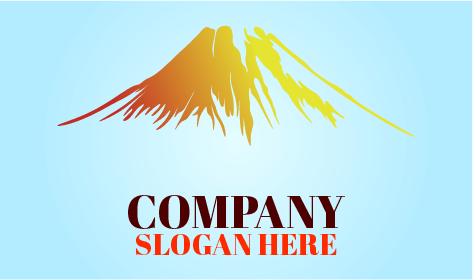Grand Mountain Volcano Logo