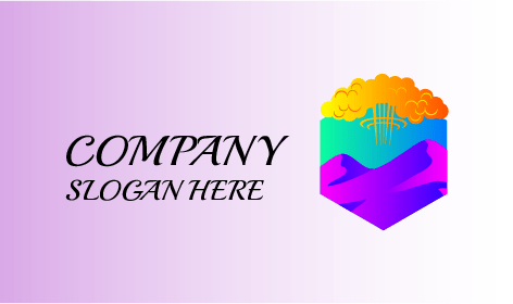 Smoky Volcano Cloud Logo