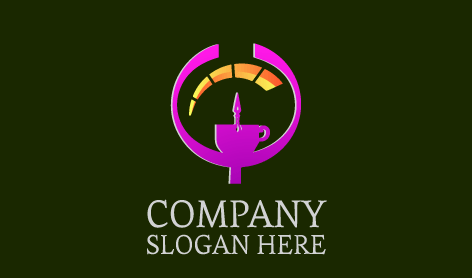 Logo De Montre Violet Foncé