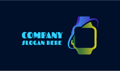 Logo Jam Tangan Digital Yang Elegan