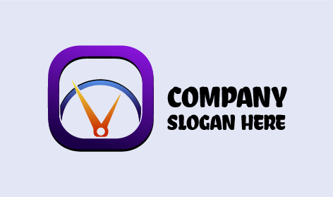 Logo Jam Tangan Bertepi Ungu