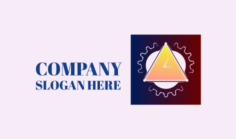 Logo De Montre De Forme Triangulaire