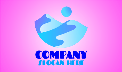 Logotipo De Inverno Das Geleiras Azuis