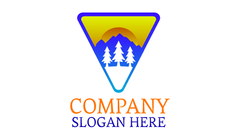 Inverted Triangle Winter Logo
