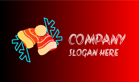 Topi Rajutan Logo Musim Dingin