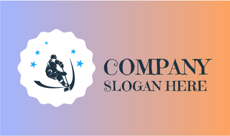 Logotipo Profissional De Inverno De Snowboard