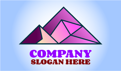 Logotipo De Inverno De Montanha De Quebra-Cabeça