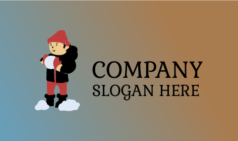 Logotipo De Inverno Bola De Neve a Rolar