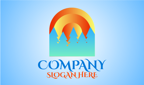 Logotipo Do Inverno Do Pinheiro Da Neve