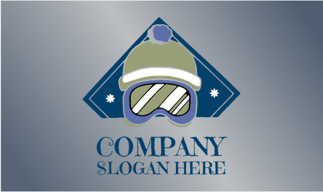 Logotipo De Óculos De Desportos De Inverno