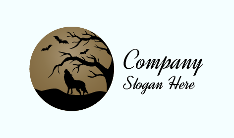 Dead Night Wolf Logo