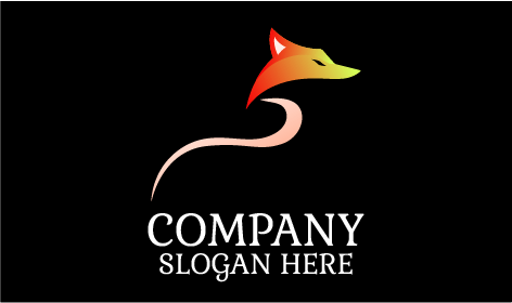 Logotipo Minimalista De Lobo Salvaje Astuto