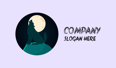 Moonlight Black Wolf Logo