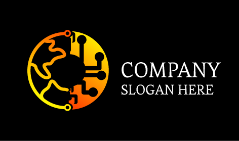 Desain Elektronik Logo WWW