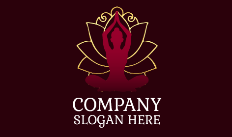 Gold Lotus Yoga Logo