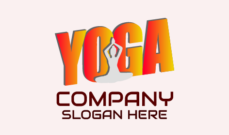 Logotipo Estilizado De Yoga