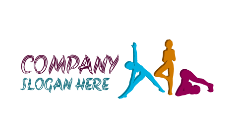 Logotipo De Yoga Para Jóvenes Fitness